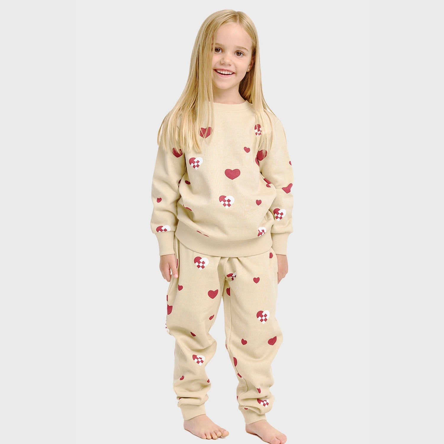 Julehjärta sweatset – Barn
